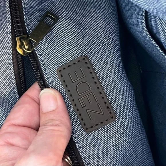 ZEDE Unisex Pont Des Arts Mini Cross Body Bag - Beige Khaki, *no shoulder strap - Picture 8 of 12